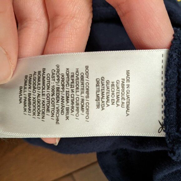 Polo Ralph Lauren kids boys size 5 long sleeve top in navy - Picture 4 of 5